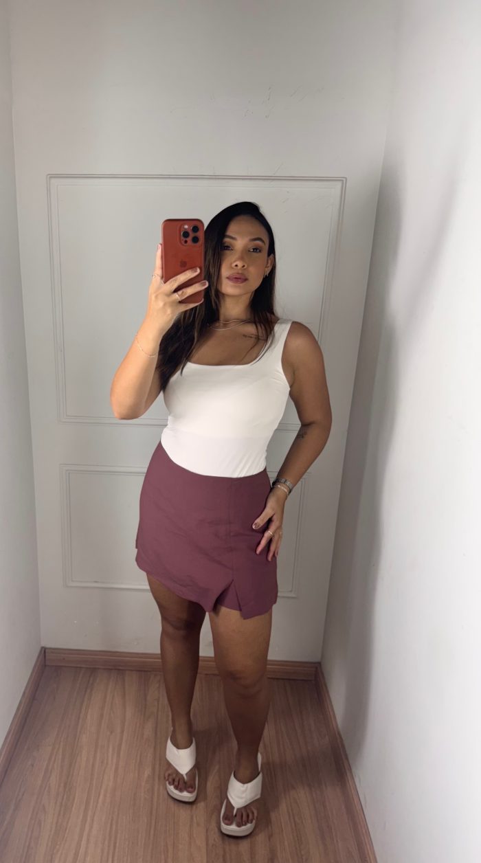 short saia black short saia black